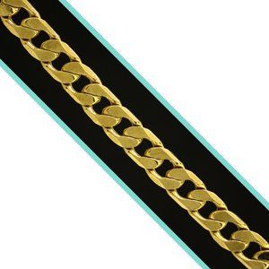 CUBAN Chain Yellow Gold Filled 20" 24k not 14k USA